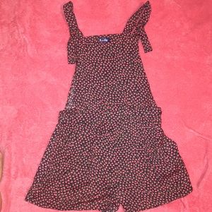 KEDS Apple Pattern Romper / Overall shorts